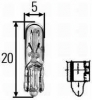 2W 24V rovka, osvtlen pstroj, vrobce HELLA