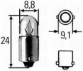 2W 24V rovka, parkovac / polohov, vrobce HELLA